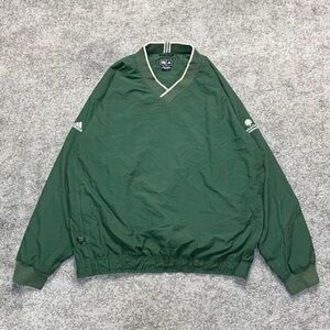 Adidas Climaproof Wind Jacket, pullover, men’s size 3XL, forest green, EUC!